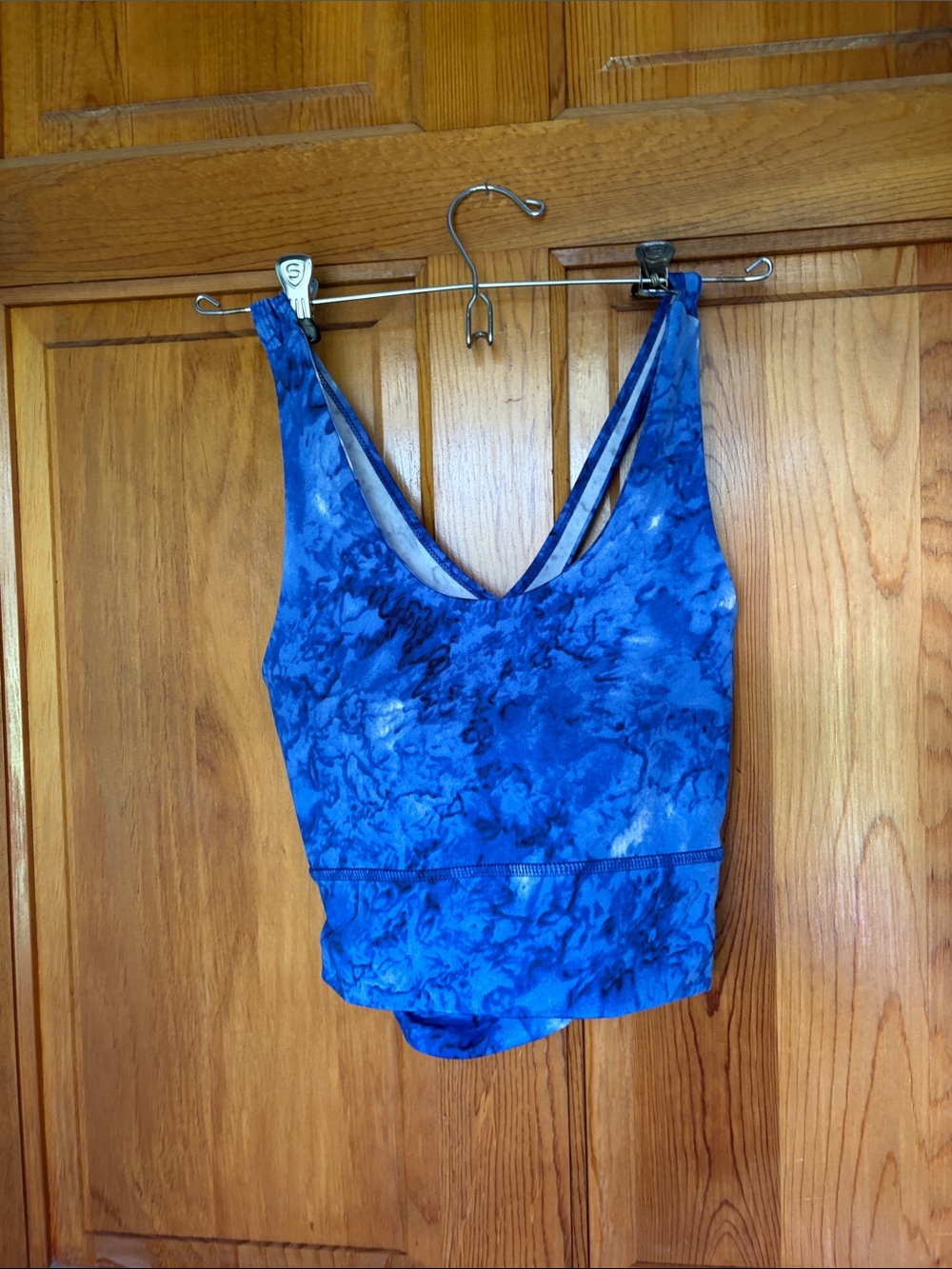 Blue Tie-Dye Bralette Tank Top - Women’s Intimates